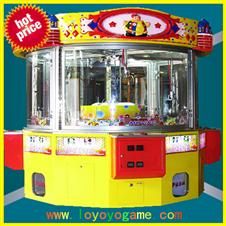 four person together crane gift vending game machine