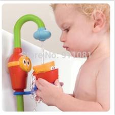 Zhitongbaby Favorite baby bath toys automatic spout play taps/buttressed folding spray showers free shipping
